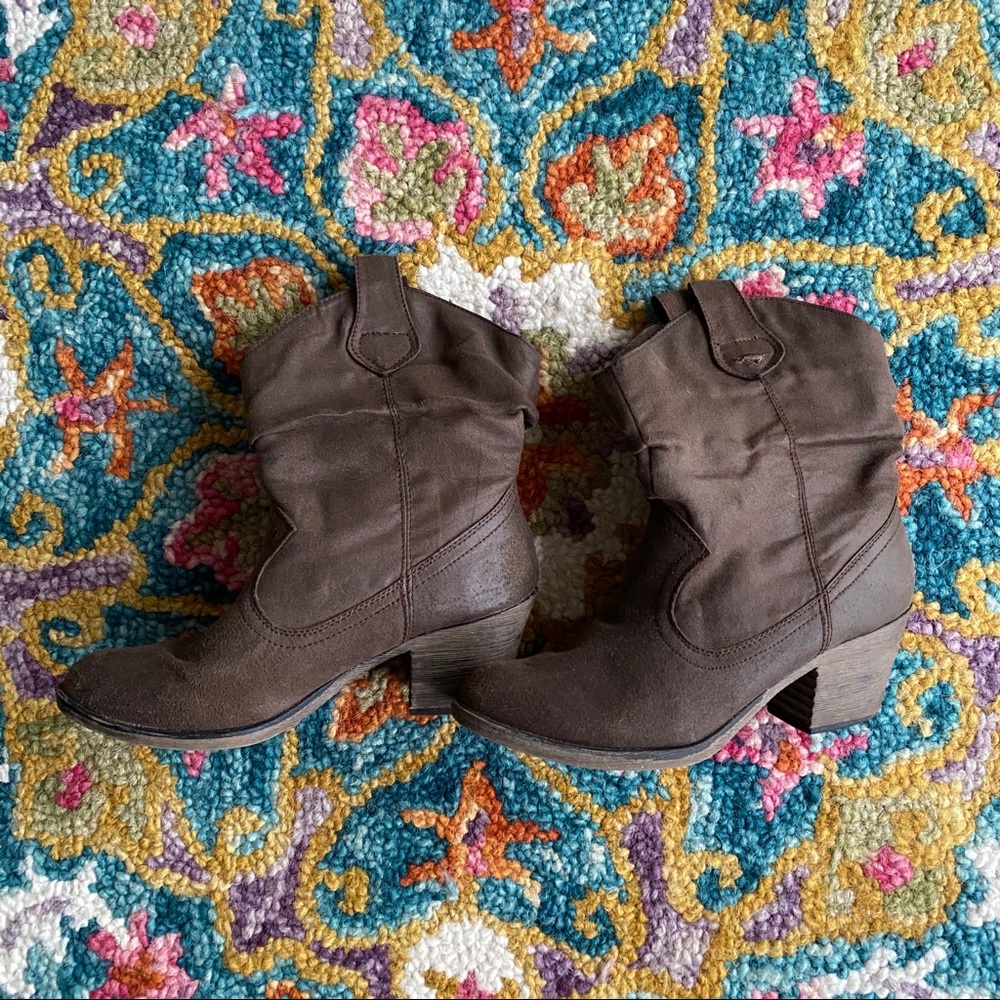 Rocket Dog Ankle Cowboy Boots